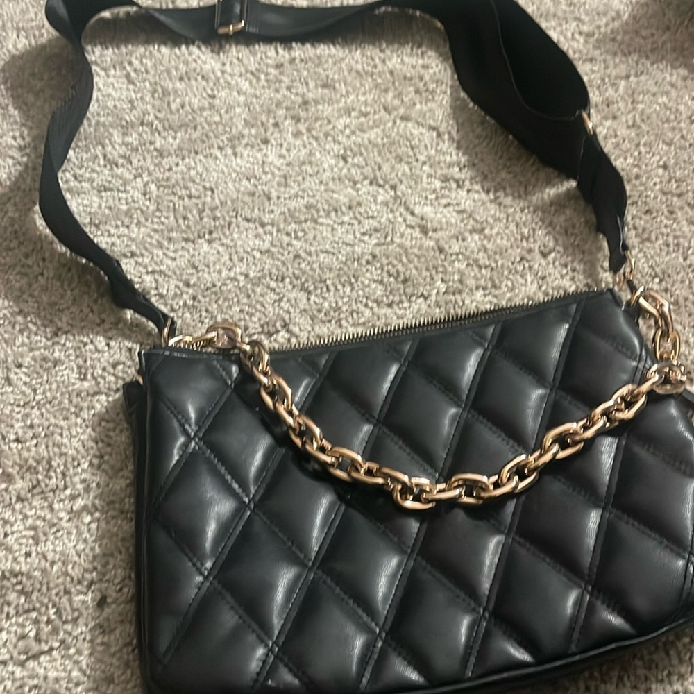 Black handbag